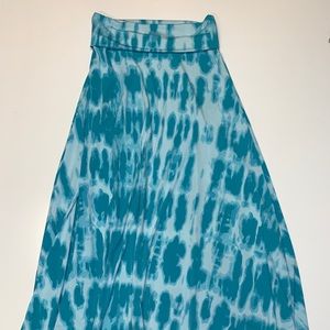 Lularoe tie dye maxi skirt
